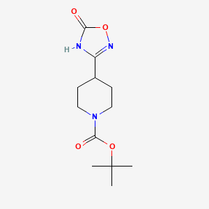 tert-butyl 4-(5-oxo-4H-1,2,4-oxadiazol-3-yl)piperidine-1-carboxylate