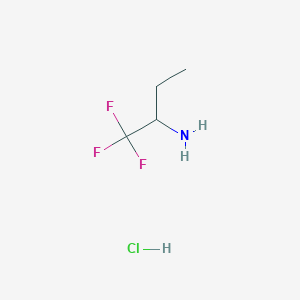 molecular formula C4H9ClF3N B1355300 1,1,1-Trifluoro-2-butanamine hydrochloride CAS No. 758-33-8