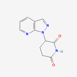 3-(1H-pyrazolo[3,4-b]pyridin-1-yl)-2,6-Piperidinedione