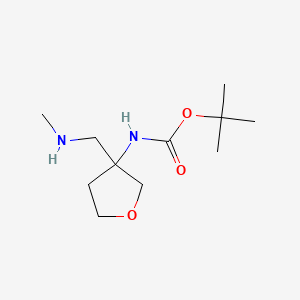 tert-Butyl (3-((methylamino)methyl)tetrahydrofuran-3-yl)carbamate