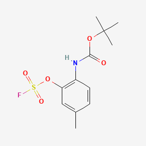 tert-butyl N-{2-[(fluorosulfonyl)oxy]-4-methylphenyl}carbamate