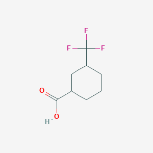 molecular formula C8H11F3O2 B1355307 3-(三氟甲基)环己烷-1-羧酸 CAS No. 104907-44-0