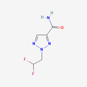 2-(2,2-difluoroethyl)-2H-1,2,3-triazole-4-carboxamide