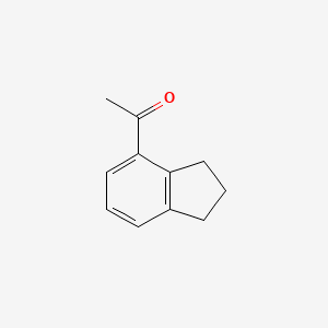 molecular formula C11H12O B1355315 1-(2,3-二氢-1h-茚-4-基)乙酮 CAS No. 38997-97-6