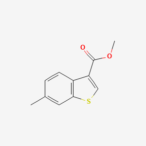 molecular formula C11H10O2S B1355316 6-甲基-1-苯并噻吩-3-甲酸甲酯 CAS No. 82787-85-7