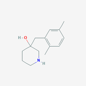 3-(2,5-Dimethylbenzyl)piperidin-3-ol