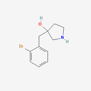 3-(2-Bromobenzyl)pyrrolidin-3-ol