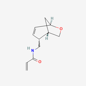 molecular formula C11H15NO2 B13553285 Rac-n-{[(1r,2s,5s)-6-oxabicyclo[3.2.1]oct-3-en-2-yl]methyl}prop-2-enamide 