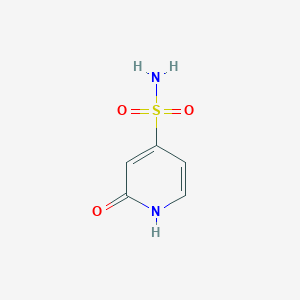 molecular formula C5H6N2O3S B13553355 2-Hydroxypyridine-4-sulfonamide 