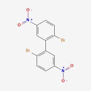molecular formula C12H6Br2N2O4 B1355337 2,2'-二溴-5,5'-二硝基联苯 CAS No. 52026-22-9