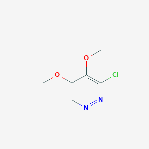molecular formula C6H7ClN2O2 B1355346 3-Chloro-4,5-dimethoxypyridazine CAS No. 2096-22-2
