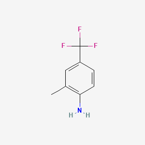 molecular formula C8H8F3N B1355347 2-Methyl-4-(trifluoromethyl)aniline CAS No. 67169-22-6