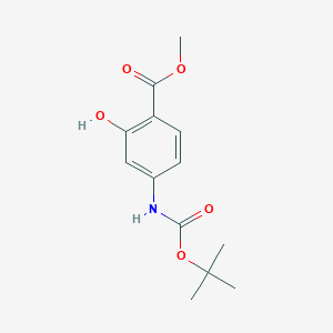 Methyl 4-[(tert-butoxycarbonyl)amino]-2-hydroxybenzoate