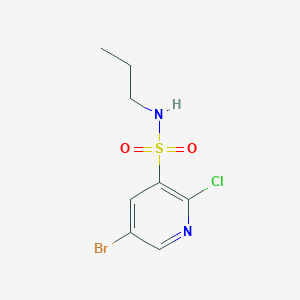 5-bromo-2-chloro-N-propylpyridine-3-sulfonamide