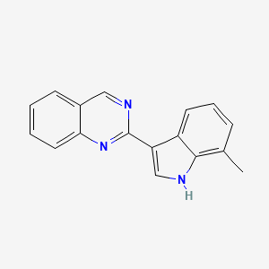 2-(7-methyl-1H-indol-3-yl)quinazoline