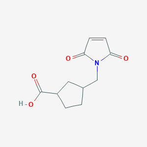 3-[(2,5-dioxo-2,5-dihydro-1H-pyrrol-1-yl)methyl]cyclopentane-1-carboxylicacid