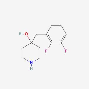 4-[(2,3-Difluorophenyl)methyl]piperidin-4-ol