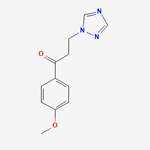 1-(4-methoxyphenyl)-3-(1H-1,2,4-triazol-1-yl)propan-1-one