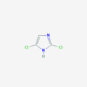 molecular formula C3H2Cl2N2 B13553768 2,4-Dichloroimidazole 