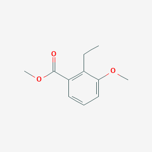 molecular formula C11H14O3 B1355379 Methyl 2-ethyl-3-methoxybenzoate CAS No. 108593-43-7
