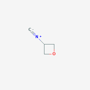 molecular formula C4H5NO B13553812 3-Isocyanooxetane 