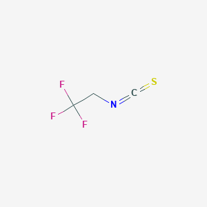 molecular formula C3H2F3NS B1355385 1,1,1-Trifluoro-2-isothiocyanatoethane CAS No. 59488-39-0