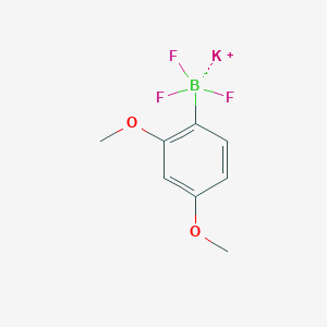 molecular formula C8H9BF3KO2 B13553856 Potassium (2,4-dimethoxyphenyl)trifluoroborate 