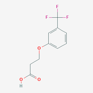 molecular formula C10H9F3O3 B1355406 3-(3-(三氟甲基)苯氧基)丙酸 CAS No. 111140-93-3