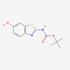 (6-Hydroxybenzothiazol-2-yl)carbamic acid tert-butyl ester