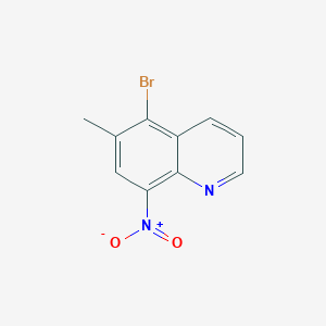 5-Bromo-6-methyl-8-nitroquinoline