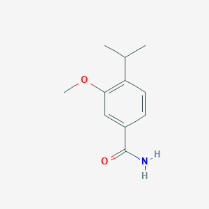 3-Methoxy-4-(propan-2-yl)benzamide