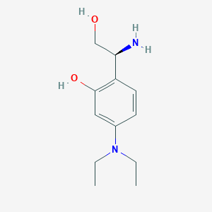 (s)-2-(1-Amino-2-hydroxyethyl)-5-(diethylamino)phenol