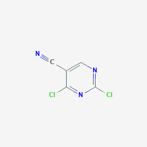 molecular formula C5HCl2N3 B1355425 2,4-Dichloropyrimidine-5-carbonitrile CAS No. 3177-24-0