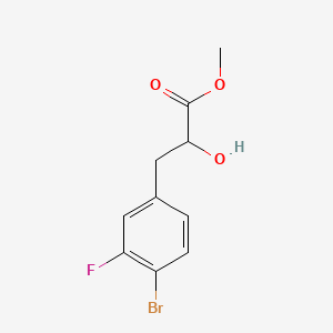 Methyl 3-(4-bromo-3-fluorophenyl)-2-hydroxypropanoate