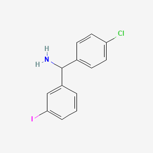 (4-Chlorophenyl)(3-iodophenyl)methanamine