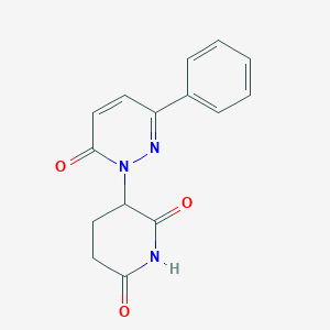 3-(6-oxo-3-phenyl-1(6H)-pyridazinyl)-2,6-Piperidinedione