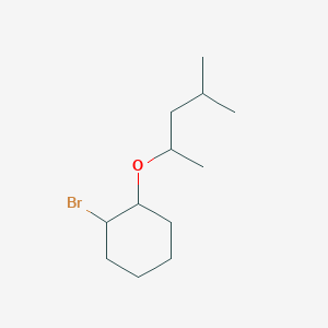 1-Bromo-2-((4-methylpentan-2-yl)oxy)cyclohexane