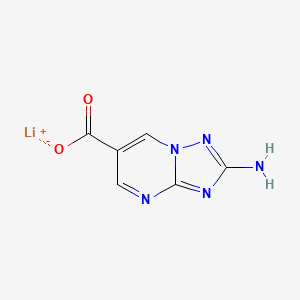 Lithium(1+) 2-amino-[1,2,4]triazolo[1,5-a]pyrimidine-6-carboxylate