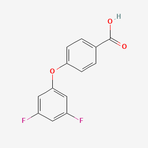 molecular formula C13H8F2O3 B13554367 4-(3,5-Difluorophenoxy)benzoic acid 