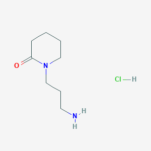 1-(3-Aminopropyl)piperidin-2-one hydrochloride