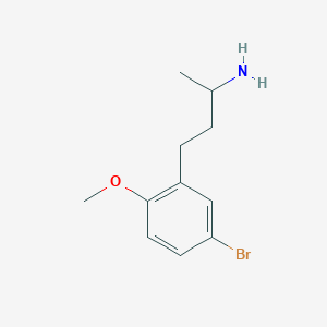 4-(5-Bromo-2-methoxyphenyl)butan-2-amine