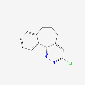 molecular formula C13H11ClN2 B1355454 3-Chloro-6,7-dihydro-5H-benzo[6,7]cyclohepta[1,2-c]pyridazine CAS No. 25823-53-4