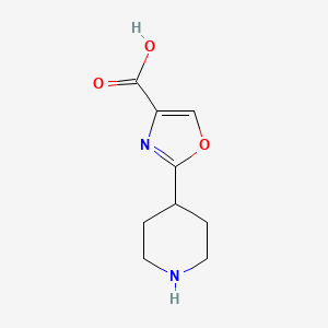 2-(Piperidin-4-yl)oxazole-4-carboxylic acid