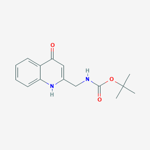 tert-butyl N-[(4-hydroxyquinolin-2-yl)methyl]carbamate