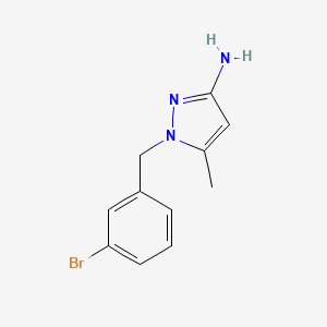 1-(3-Bromobenzyl)-5-methyl-1h-pyrazol-3-amine