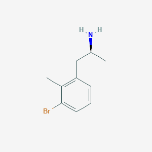 molecular formula C10H14BrN B13554671 (2S)-1-(3-Bromo-2-methylphenyl)propan-2-amine 