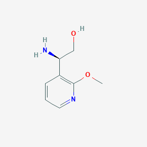 (2R)-2-amino-2-(2-methoxypyridin-3-yl)ethan-1-ol