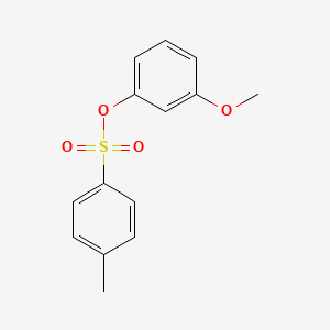 molecular formula C14H14O4S B13554710 3-(p-Toluenesulfonyloxy)anisole CAS No. 3899-92-1