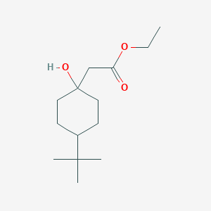 Ethyl 2-(4-tert-butyl-1-hydroxycyclohexyl)acetate