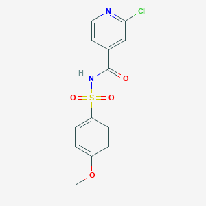 2-chloro-N-(4-methoxybenzenesulfonyl)pyridine-4-carboxamide